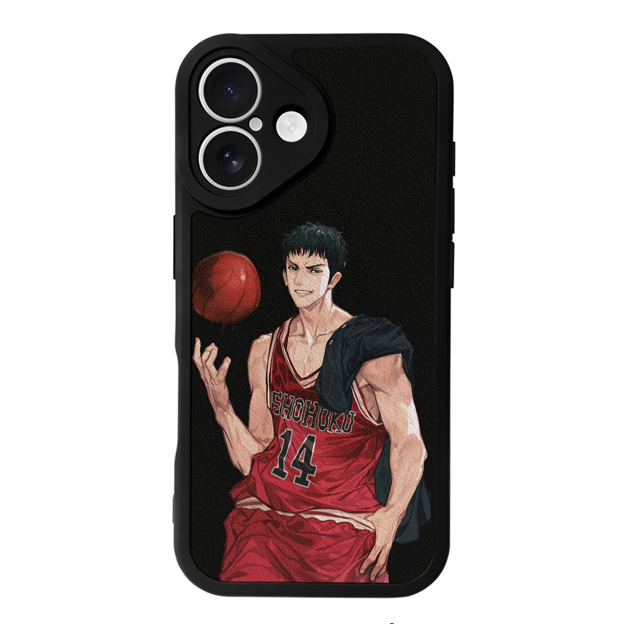 （画像用） SLAM DUNK／スラムダンク 【iPhone 16シリーズ対応】シリコンスマホケース（レザー調） 材質：シリコン